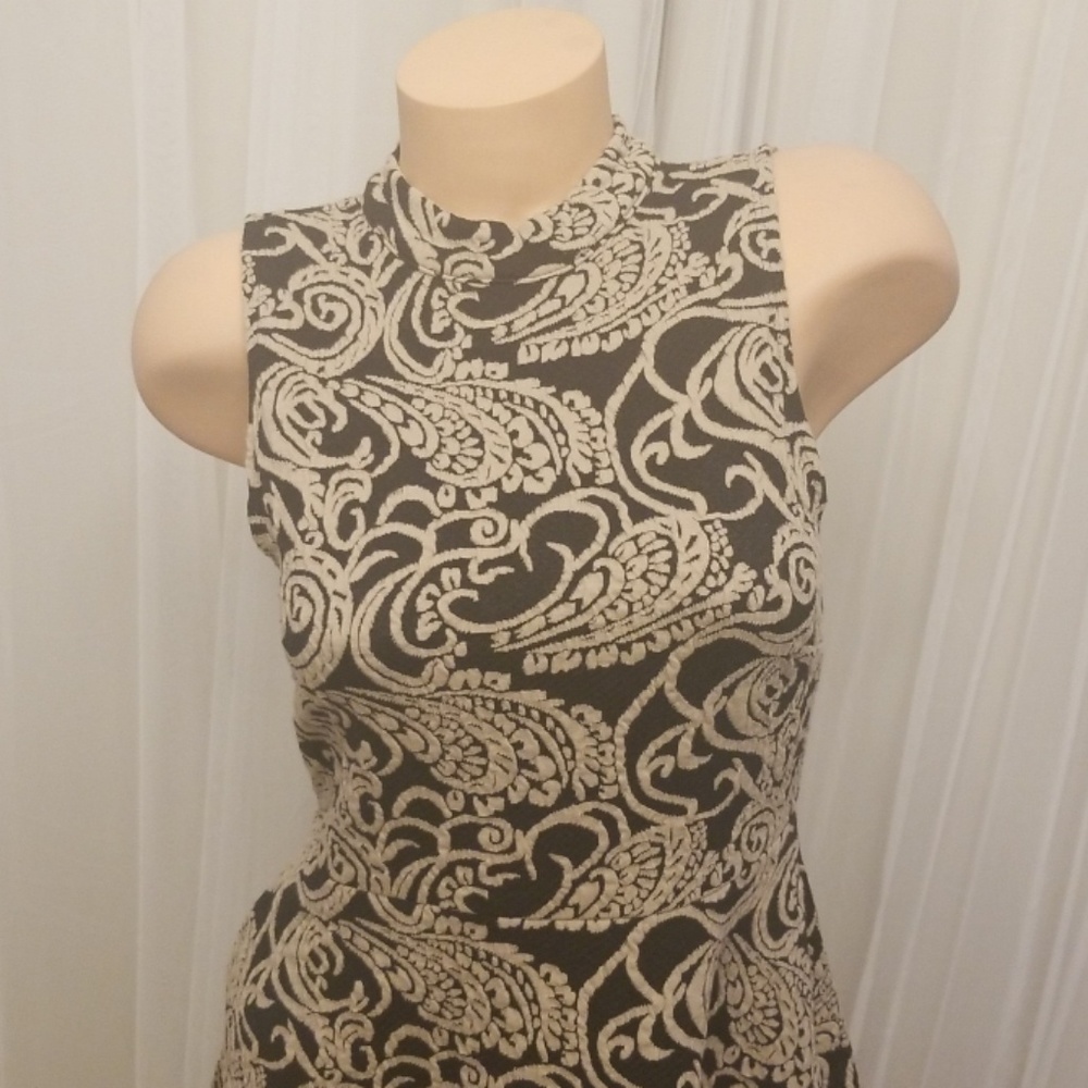 Forever 21 Black Ivory Dressy Dress Brand New M